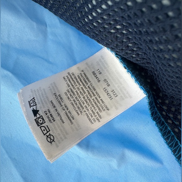 Columbia Spring Hooded Jacket - Blue/Navy - Size 10/12 - Picture 7 of 8